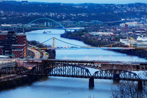 istock Panhandle Liberty South Tenth Bridges at night 1210659409