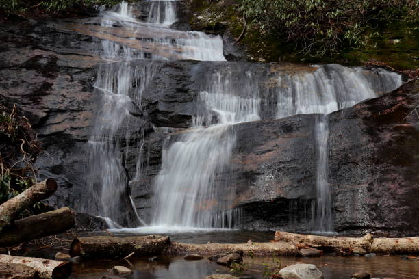 istock Setrock Creek Falls, Pisgah National Forest. 1210664183