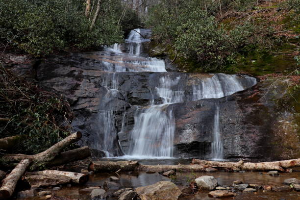 istock Setrock Creek Falls, Pisgah National Forest. 1210664191