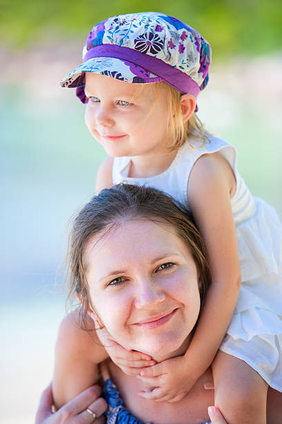 istock Mother and daughter portrait 121067007