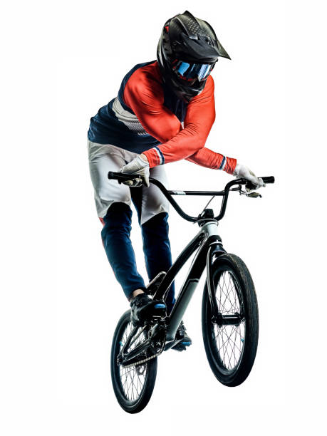 istock BMX racer man silhouette isolated white background 1210670486