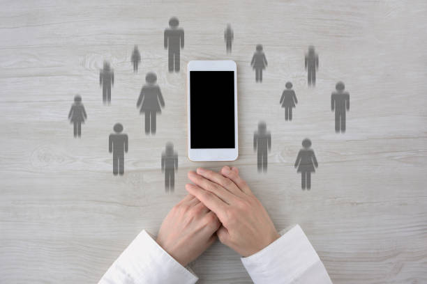 istock Person feeling stress from human relationships with smart phone 1210670839