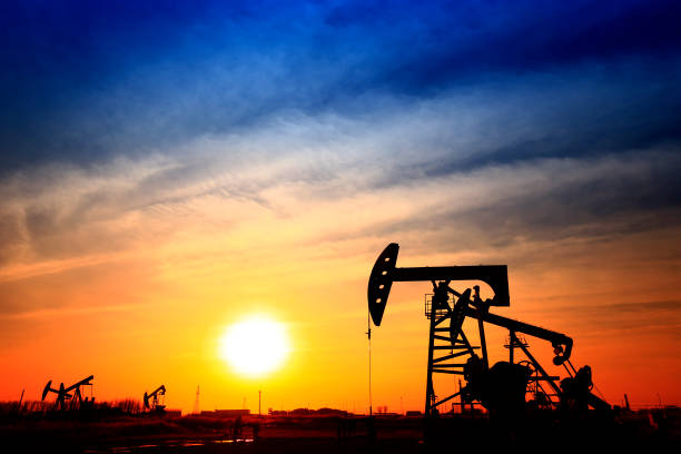 istock The oil pump, industrial equipment 1210683726