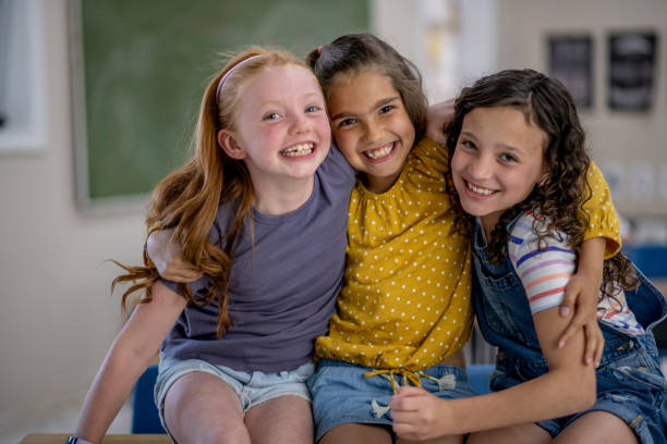 istock Elementary School Girls stock photo 1210684973