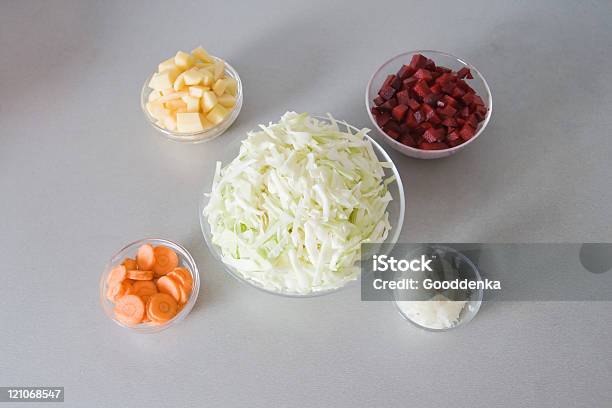 Ingredientes Para Borsch - Fotografias de stock e mais imagens de Alimentação Saudável - Alimentação Saudável, Amarelo, Arranjo