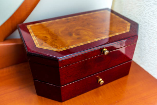 istock beautiful jewelry box in mahogany 1210697417