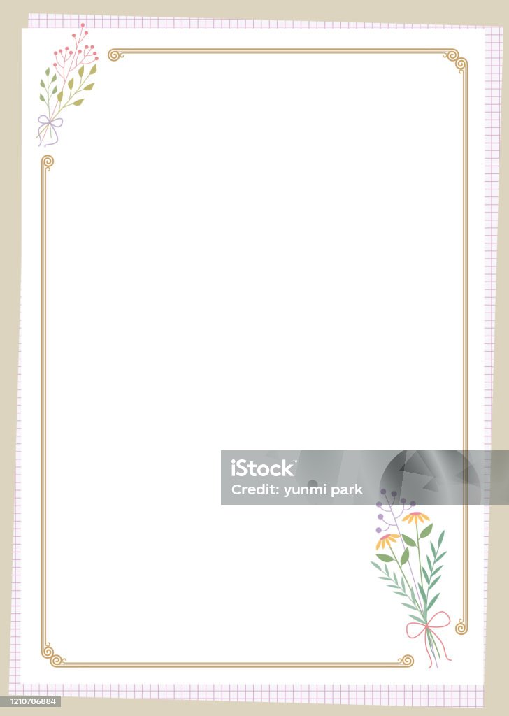 Frame Design For Writing Decorative Framea Good Frame For Writing With Stationery Or Notepaper ...