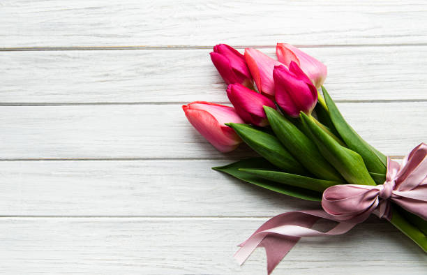 istock Beautiful tulips bouquet 1210709420