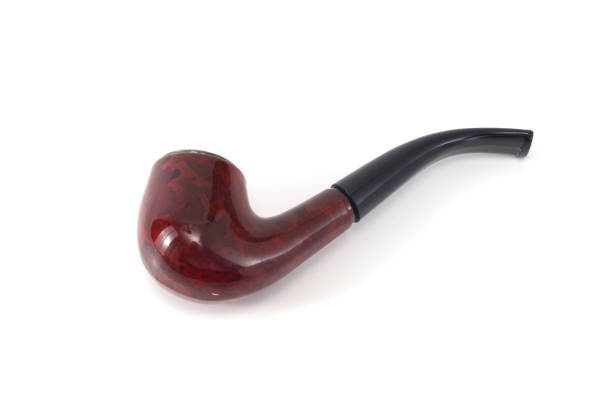 istock Smoking pipe wooden souvenir isolated 1210711917