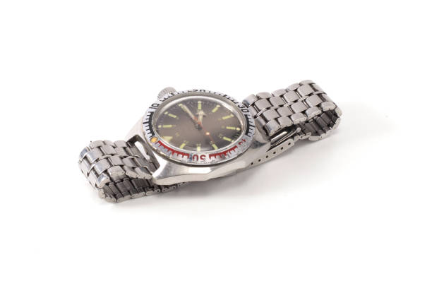 istock metal wrist watch isolated 1210713122