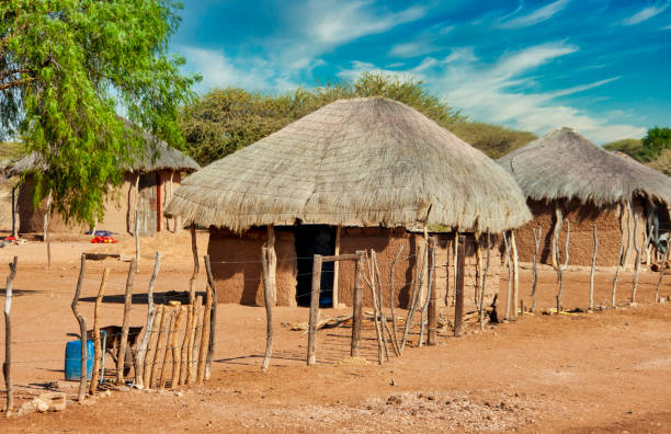 istock African huts in a village 1210715945
