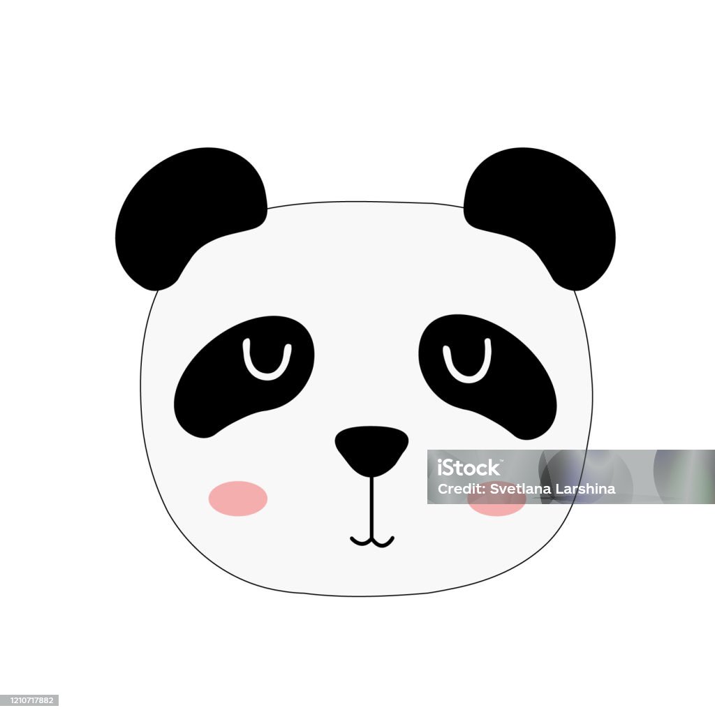 Dễ Thương Vẽ Gấu Trúc Đang Ngủ Vườn Thú Hoạt Hình Hình Minh Họa ...