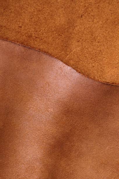 istock Brown leather.Natural leather texture. Brown leather combination background.Smooth and matte leather material. 1210719300