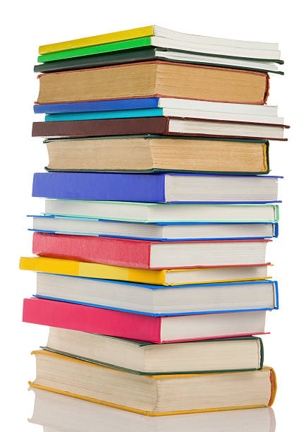 istock pile of new books isolated on white 121072158