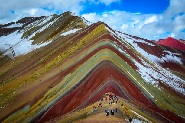 istock Rainbow mountain or Vinicunca or Montana de Siege Colores in Cusco, Peru. 1210722140
