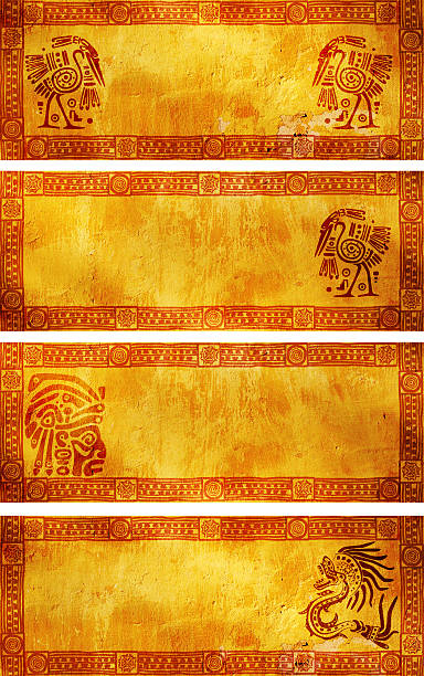 istock Banners with American Indian traditional patterns 121072281