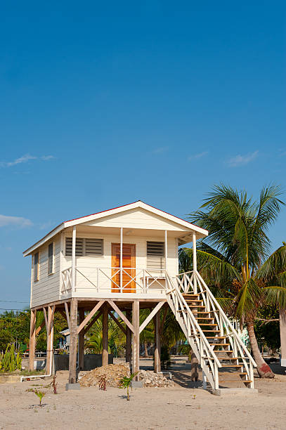 istock Caribbean house on the beach. 121072313