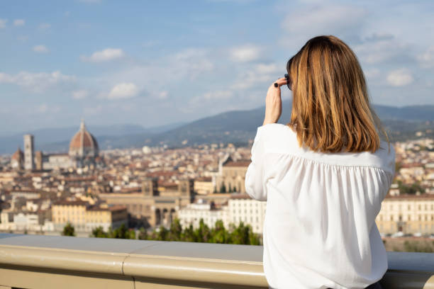 istock Tourist enjoying the city view 1210723811