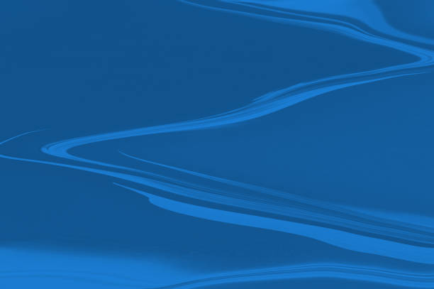 istock Classic blue abstract curves and lines 1210729923