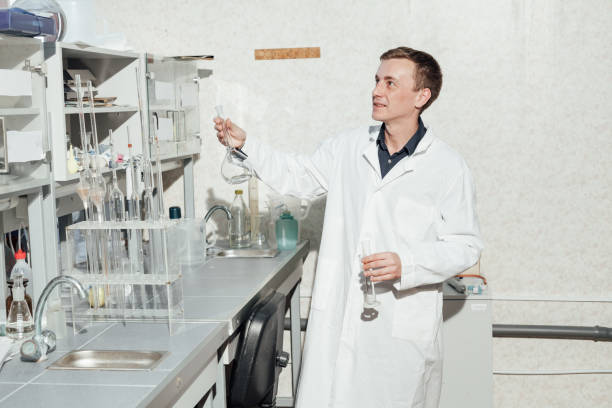 istock scientist conducts chemical experiments in the laboratory 1210734530