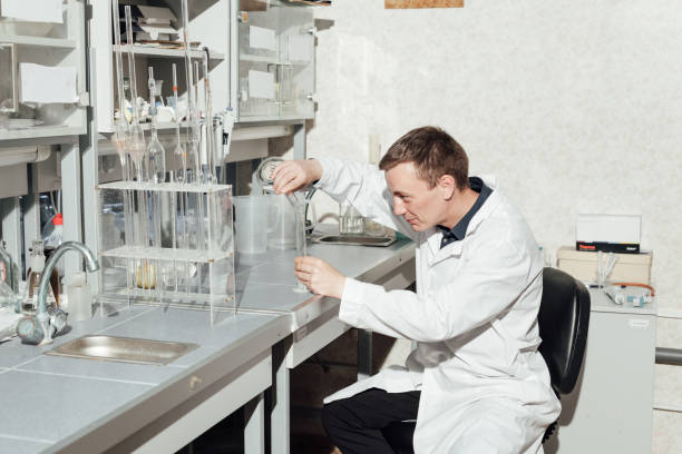 istock scientist conducts chemical experiments in the laboratory 1210734681