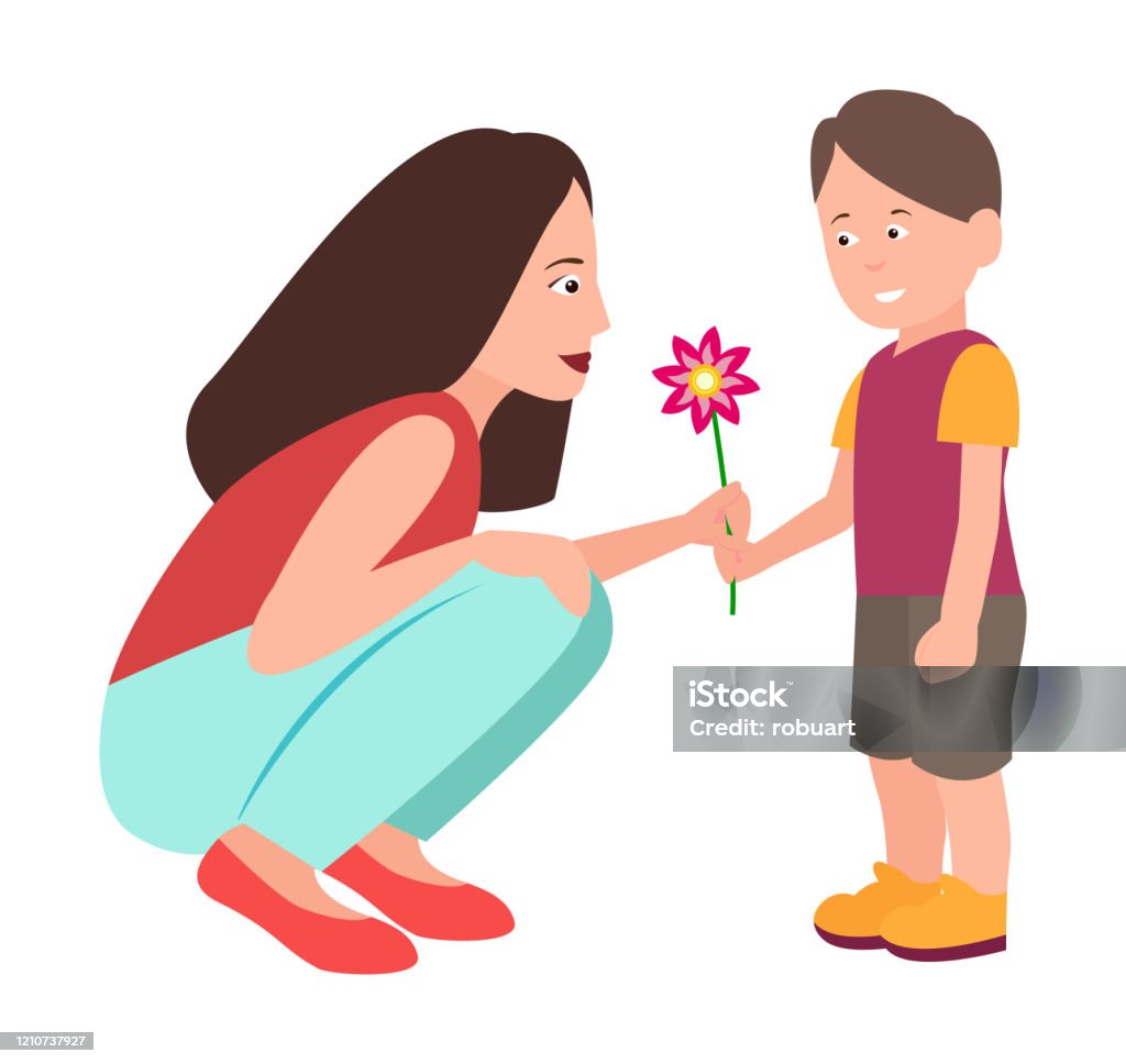 Con Trai Tặng Hoa Cho Mẹ Vector Đáng Yêu Hình minh họa Sẵn có - Tải xuống Hình ảnh Ngay bây giờ - Anh/em trai - Anh/chị/em, Ban ngày, Cha mẹ - Con Trai Tặng Hoa Cho Mẹ Vector Đáng Yêu Hình Minh Họa Sẵn Có - Tải Xuống Hình Ảnh Ngay Bây Giờ - Anh/Em Trai - Anh/Chị/Em, Ban Ngày, Cha Mẹ -