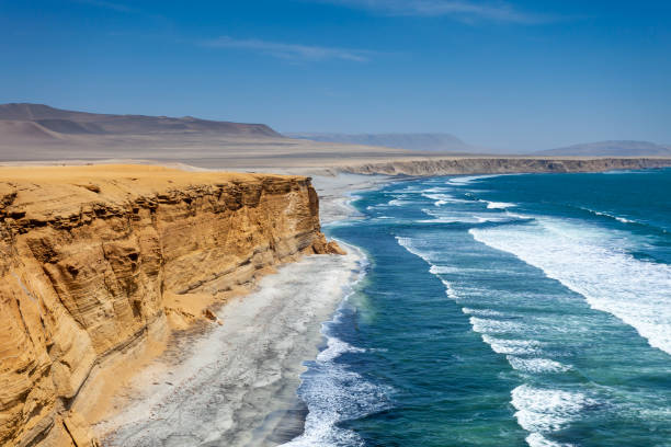 istock Cliff ocean view Paracas National Reserve, Peru. 1210743879