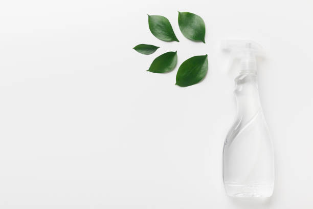 istock Spray for eco friendly natural cleaning, white background 1210749938