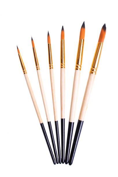 istock Set of new art brushes 1210750706