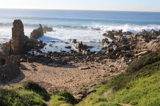 istock seascpe of beach and rocks 1210751713
