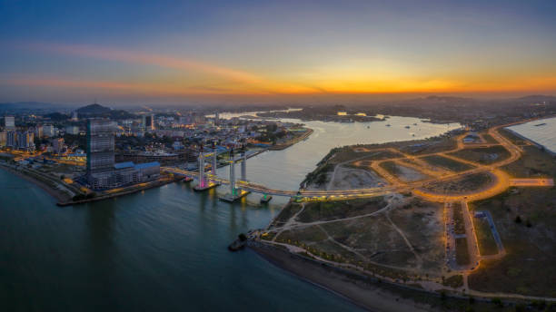istock Sunset hour from Kuala Terengganu, Malaysia. 1210751993