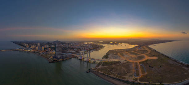 istock Sunset hour from Kuala Terengganu, Malaysia. 1210752011