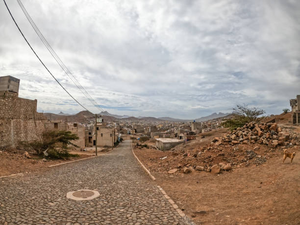 istock sao vincente village, Cape Verde 1210754071