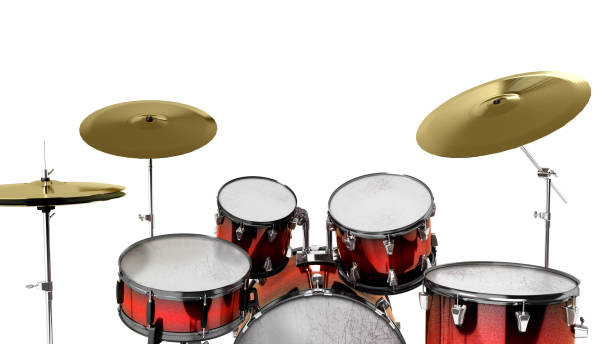 istock musical instrument drum set 3d render on a white background 1210754088