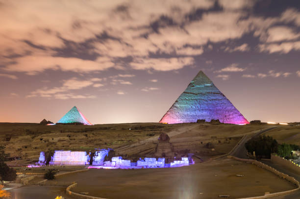 istock Sound and Light at Giza, Cairo, Egypt 1210755342