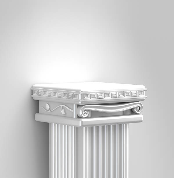istock Antique podium for exhibit 121075605