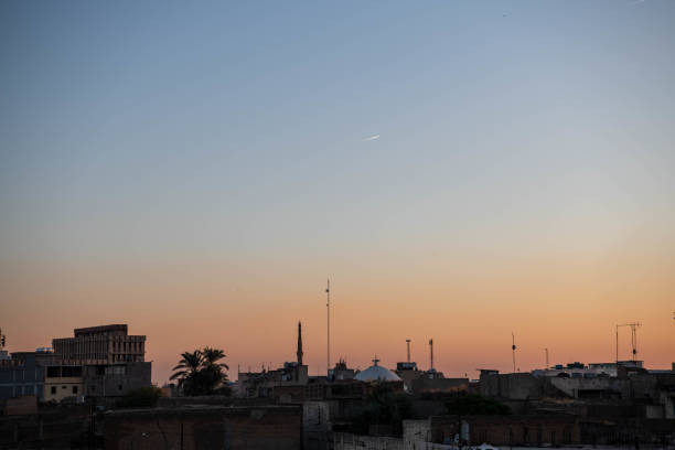 istock Cityscape view of Erbil after sunset 1210758613