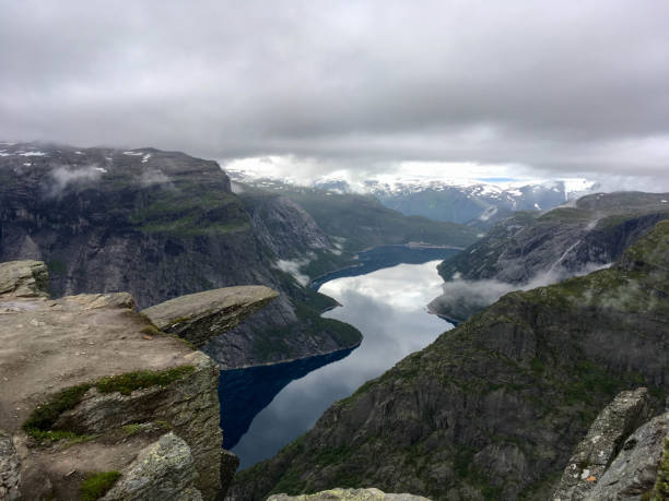 istock Trolltunga in norway before the tourists arrive 1210762893