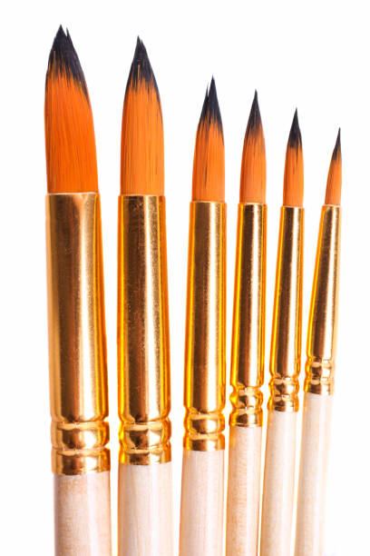 istock Set of new art brushes 1210763841