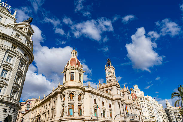 istock City Hall Town Hall Square. Valencia, Spain 1210764612