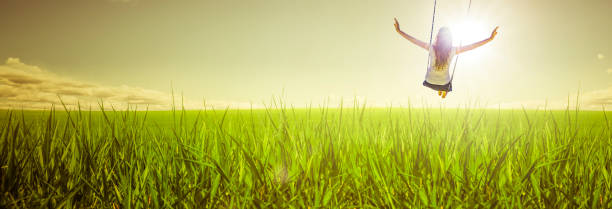 istock Woman rocks over a meadow 1210765655