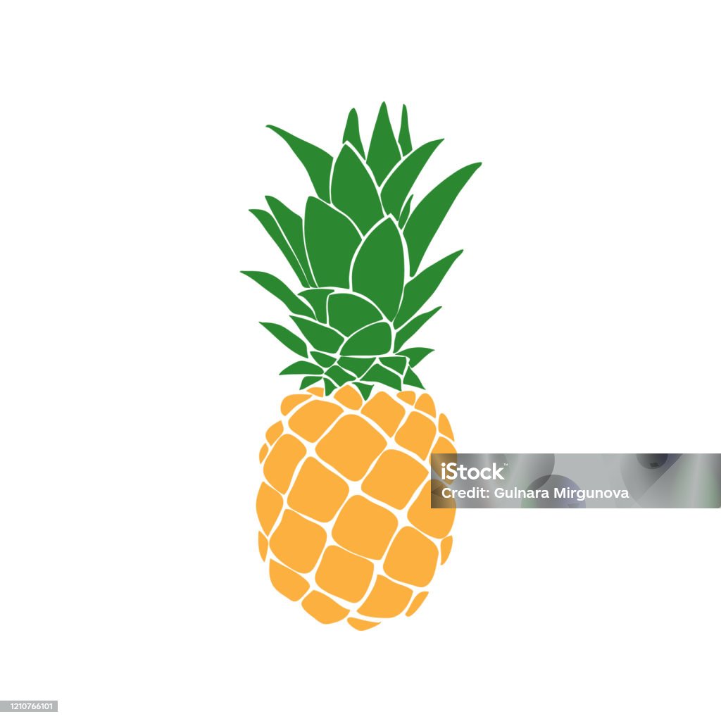 Pineapple Vector Illustration Stock Illustration - Download Image Now ...