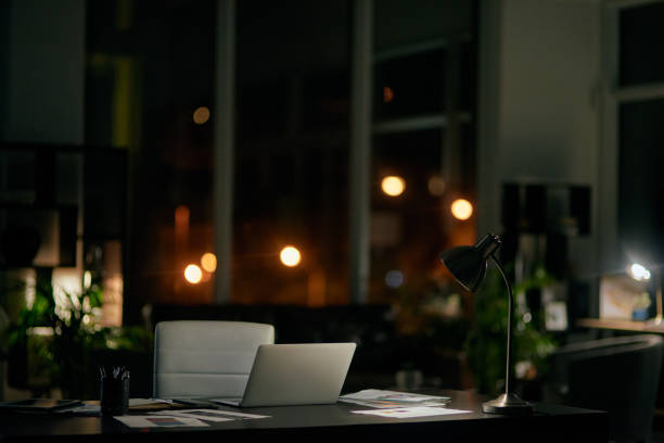 istock Calling it a night after a long day of work 1210766757