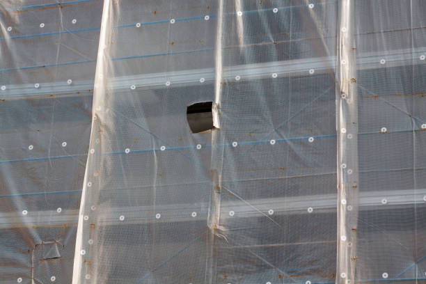 istock Scaffolding at facade in Bergamo 1210767051