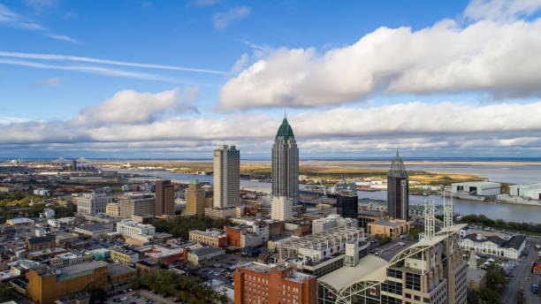 istock Downtown Mobile, Alabama in March 2020 1210769764