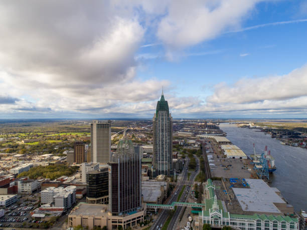 istock Downtown Mobile, Alabama in March 2020 1210769913