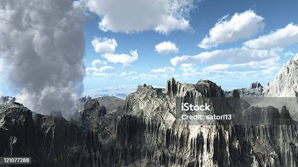 Latać Nad Krater Wulkaniczny - zdjęcia stockowe i więcej obrazów Azja - Azja, Badanie, Biały