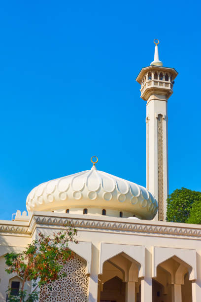 istock Mosque wuth cupola and minaret in Dubai 1210773959
