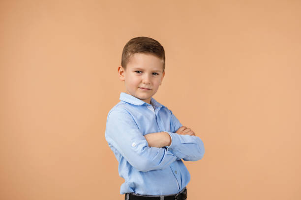 istock calm little child boy looking to camera 1210788529