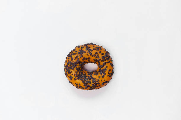 istock Colorful delicious donut isolated on white background 1210790751